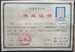 四川工商学院毕业证学位证图片一览