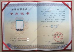 上海健康医学院毕业证原版样本图片